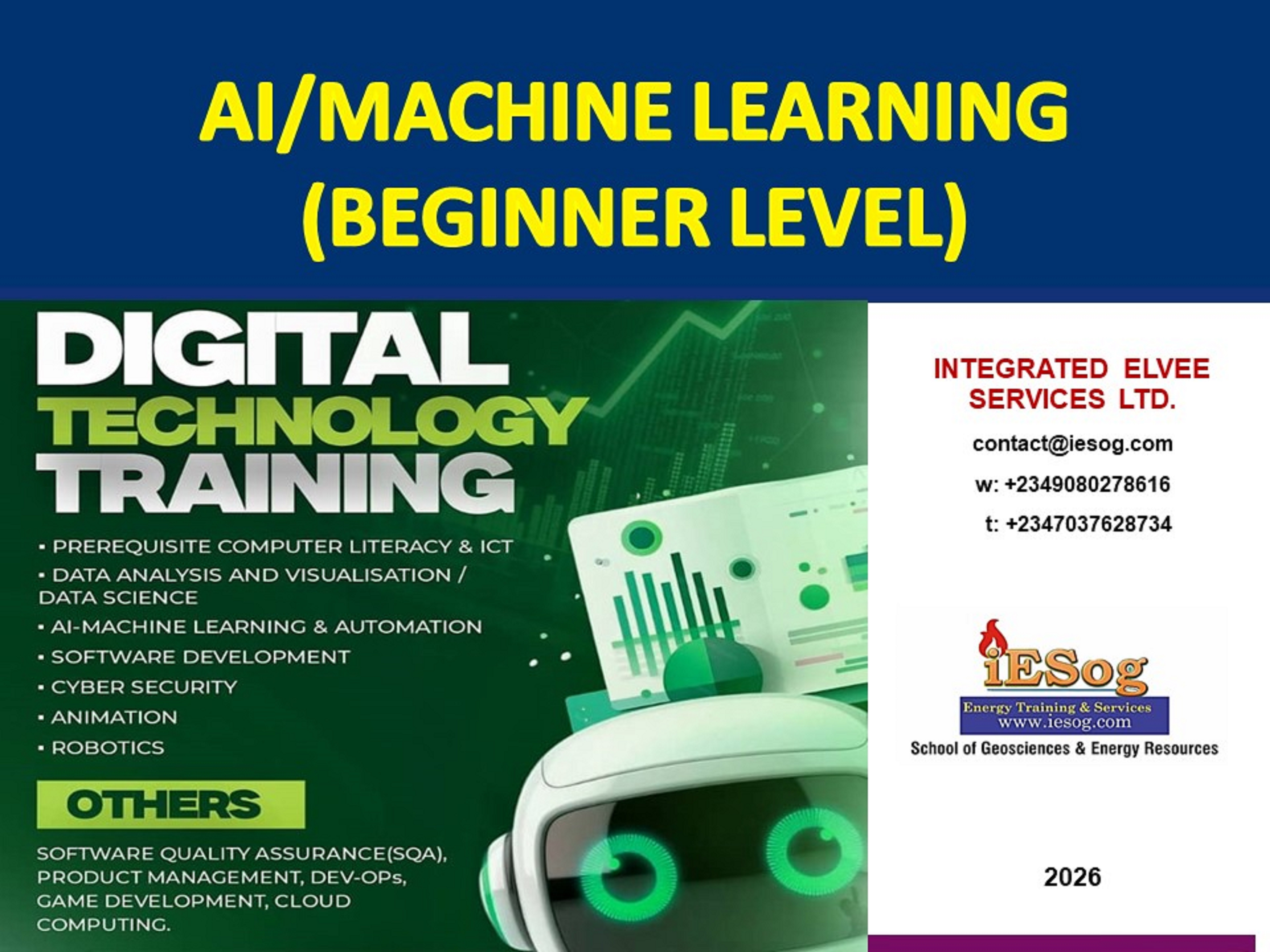 AI and Machine Learning (Beginner Level)
