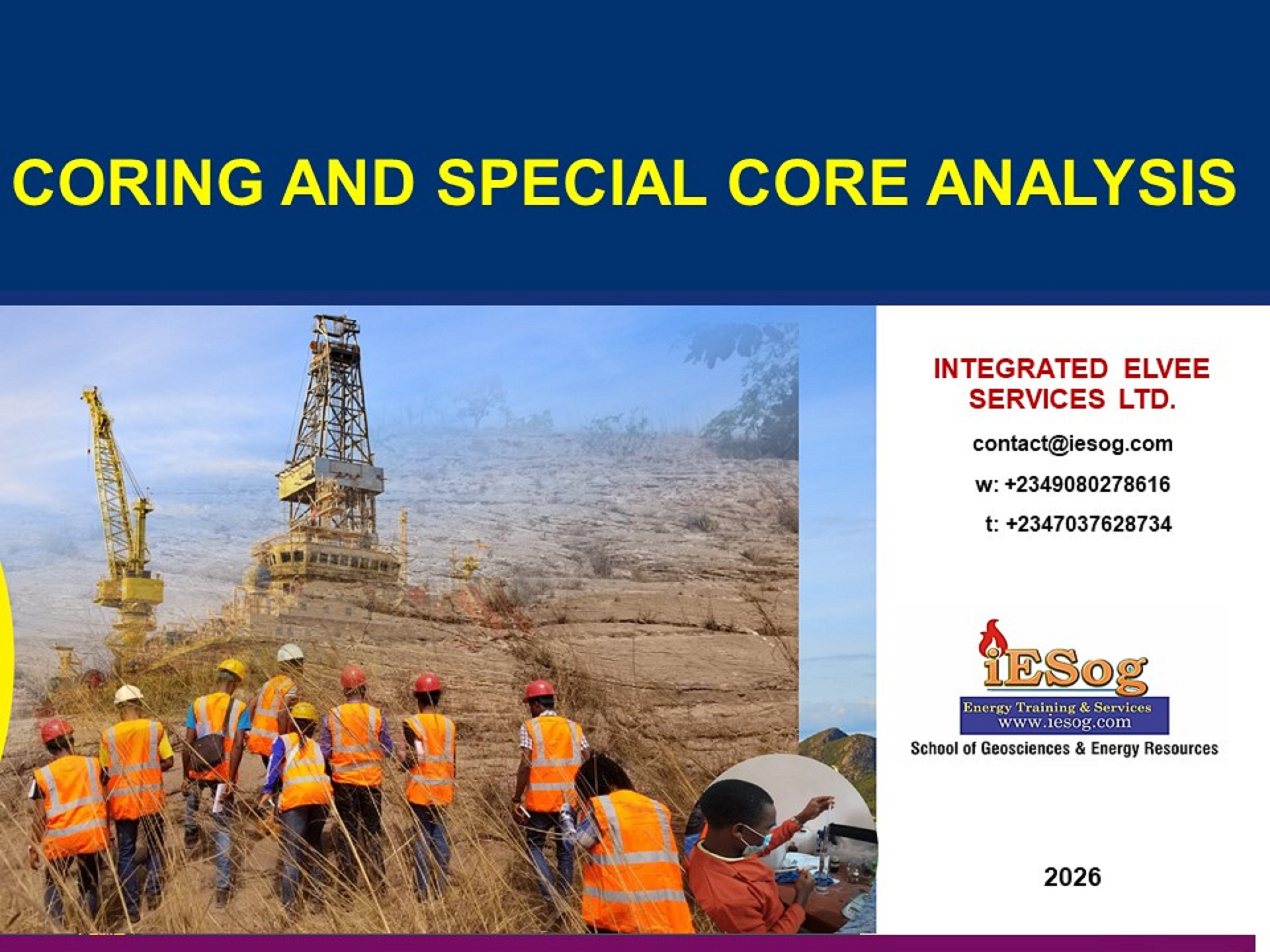 Coring and Special Core Analysis