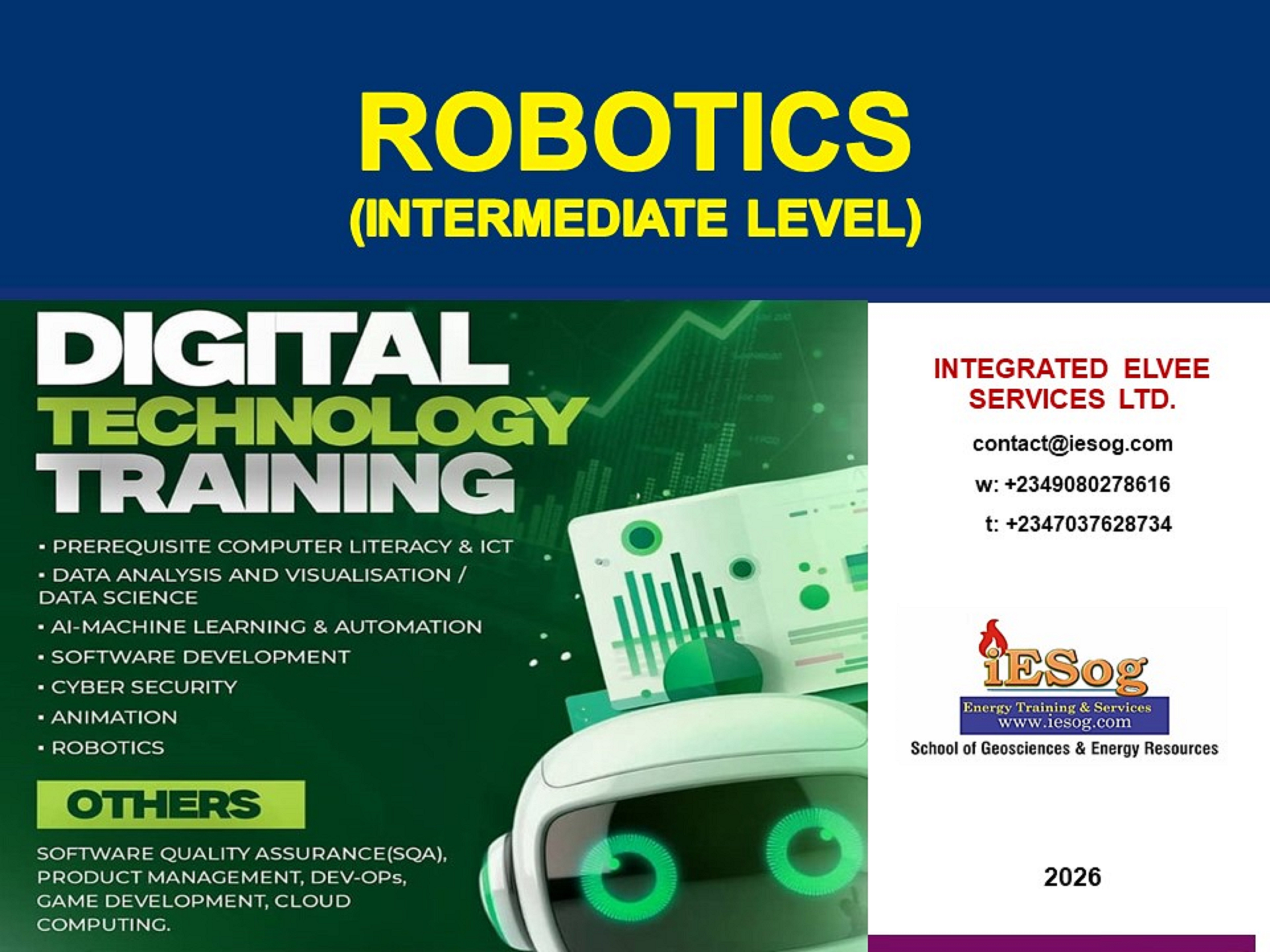 Robotics ( Intermediate Level)