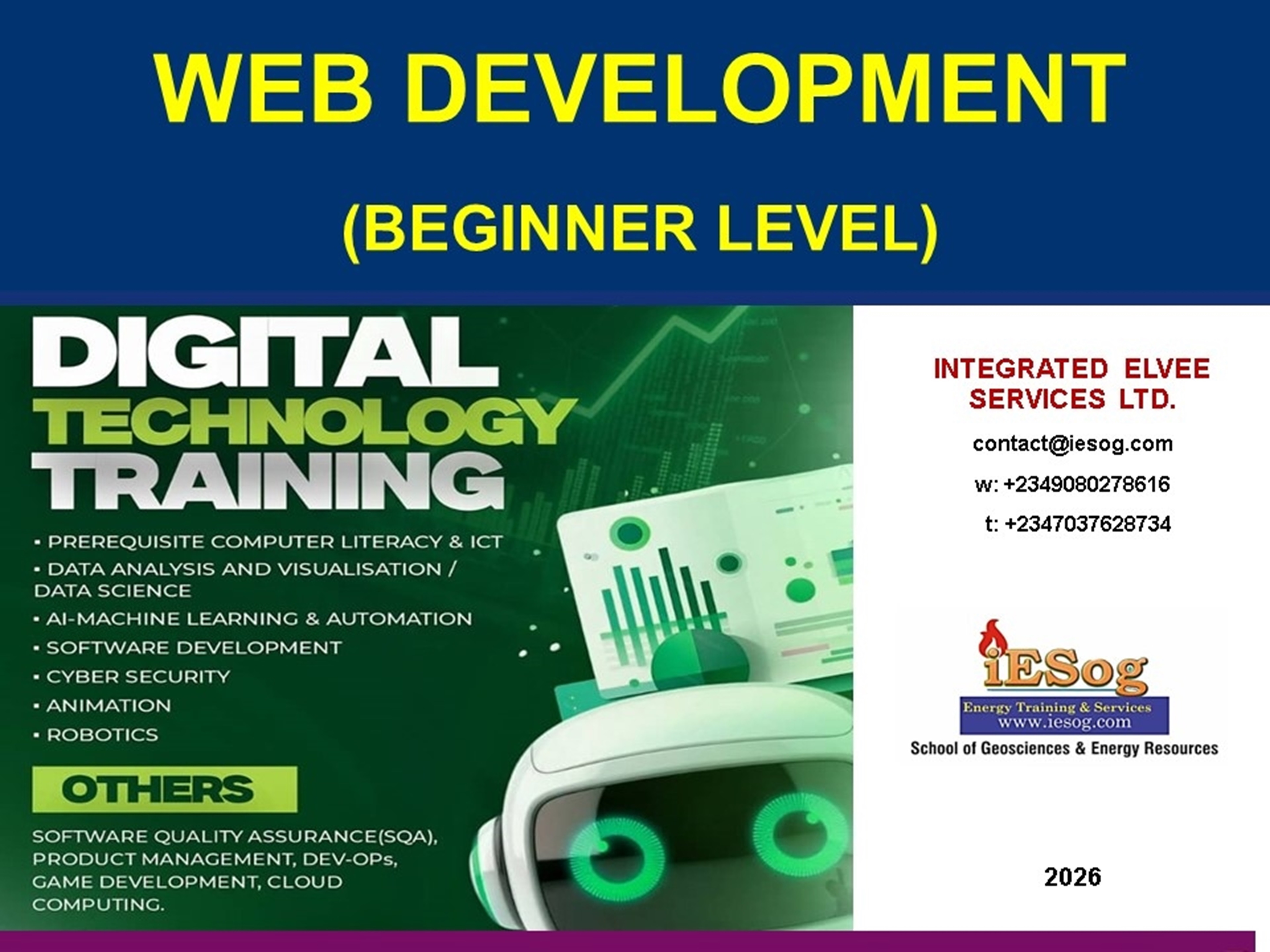 Web development (Beginner Level)
