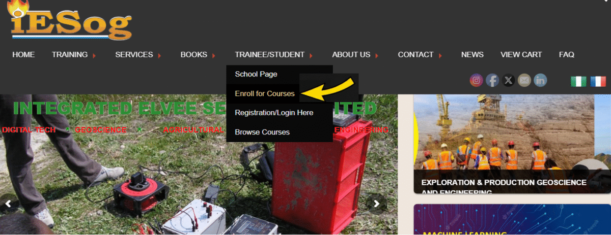 Enroll for Courses
