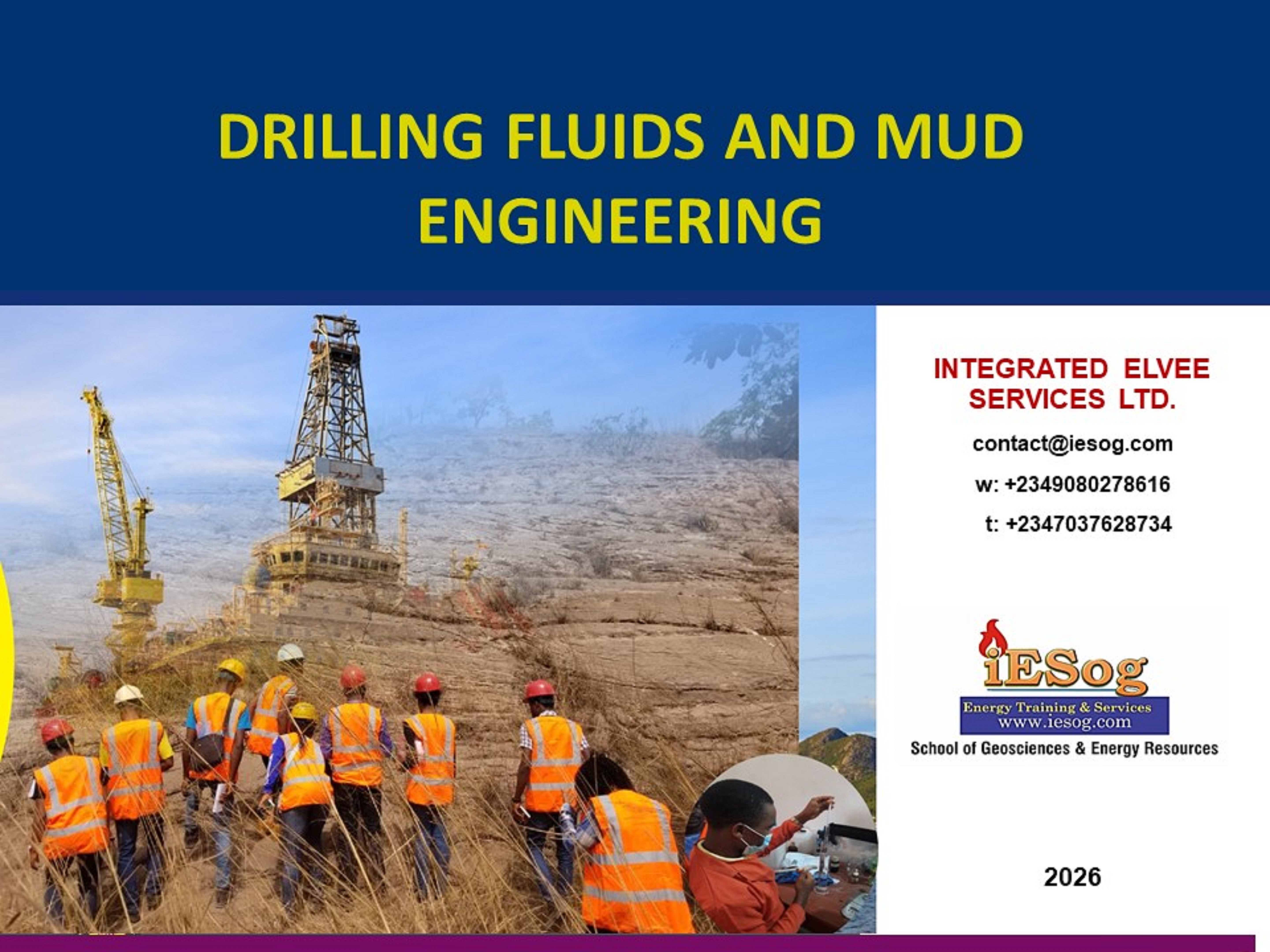Drilling Fluids and Mud Engineering