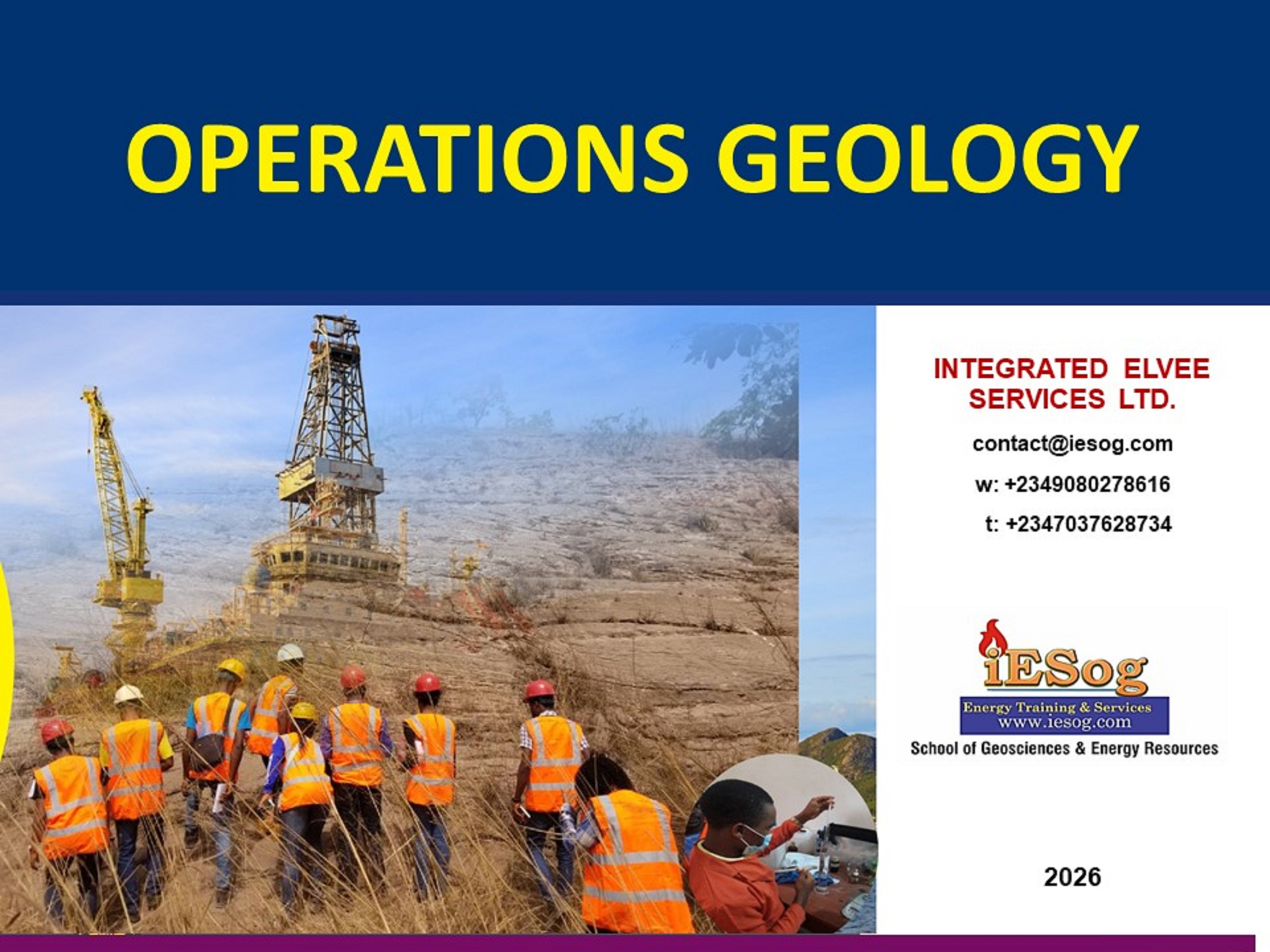 Operations Geology